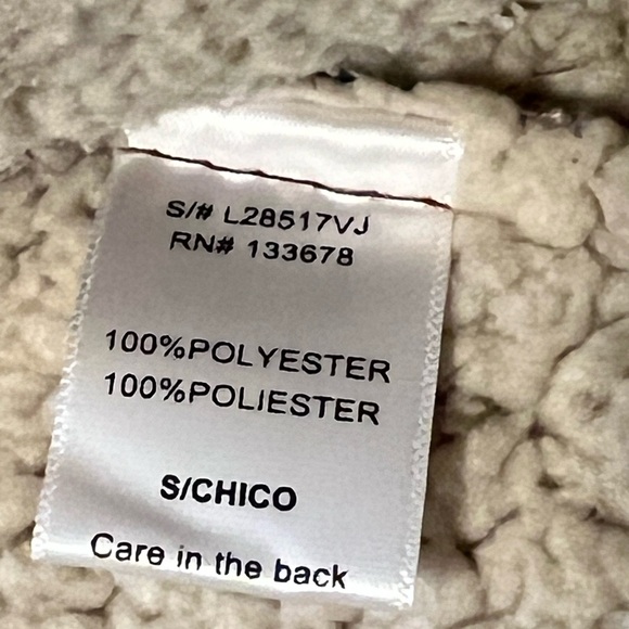 #3099. Love Tree Women's Brown Faux Suede & Sherpa Western Vest. Size S - Picture 8 of 9